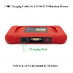 USB Charging Cable for LAUNCH Millennium Master Code Reader